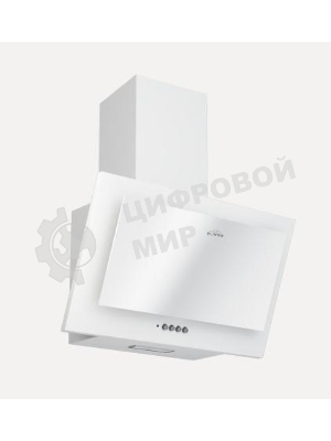 Вытяжка наклонная Elikor Коралл 50П-430-К3Д белый, 50 см, 430 куб. м/ч, 54 дБ