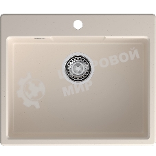 Мойка GRANFEST URBAN 658 1-чаша 580x490мм, монтаж: врезной, материал: кварц, белый