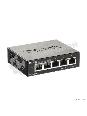 Коммутатор D-Link DGS-1100-05V2/A1A, L2 Smart Switch with 5 10/100/1000Base-T ports.8K Mac address, 802.3x Flow Control, Port Trunking, Port Mirroring, IGMP Snooping, 32 of 802.1Q VLAN, VID range 1-4094, Loopba