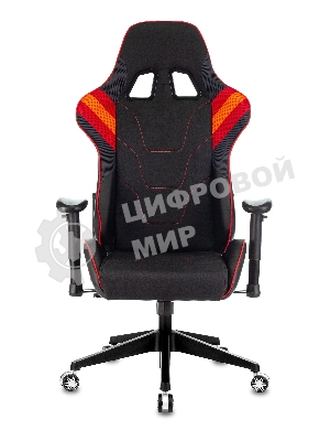 Кресло игровое Бюрократ VIKING 4 AERO RED две подушки черный/красный искусст.кожа/ткань