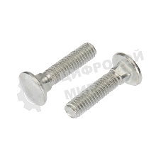 Болт мебельный Kranz DIN 603, 6х25, короб (50 шт./уп.)