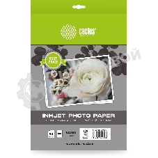 Фотобумага Cactus CS-GA4130100ED A4/130г/м2/100л./белый глянцевое для струйной печати