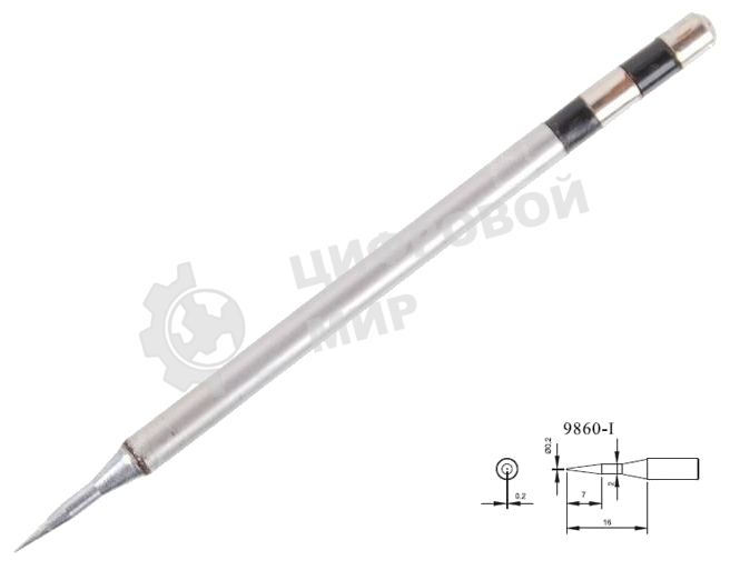Жало для паяльника Quick 9860-I