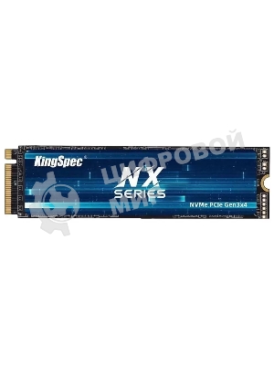 Накопитель SSD M.2 KingSpec NX-1Tb, PCIe 3.0 x4, NVMe, R/W 3400/3100