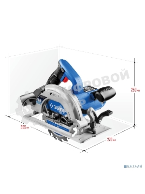 Циркулярная пила (дисковая) Зубр ПДП-55 1300Вт (ручная)