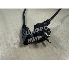 Кабель Кабель питания Schuko-C13, 3x0.5мм2, 6A, с заземлением, 1.8м