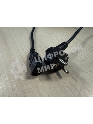 Кабель Кабель питания Schuko-C13, 3x0.5мм2, 6A, с заземлением, 1.8м