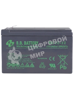 Батарея для ИБП B.B. Battery BC 12-1212V 12Ah