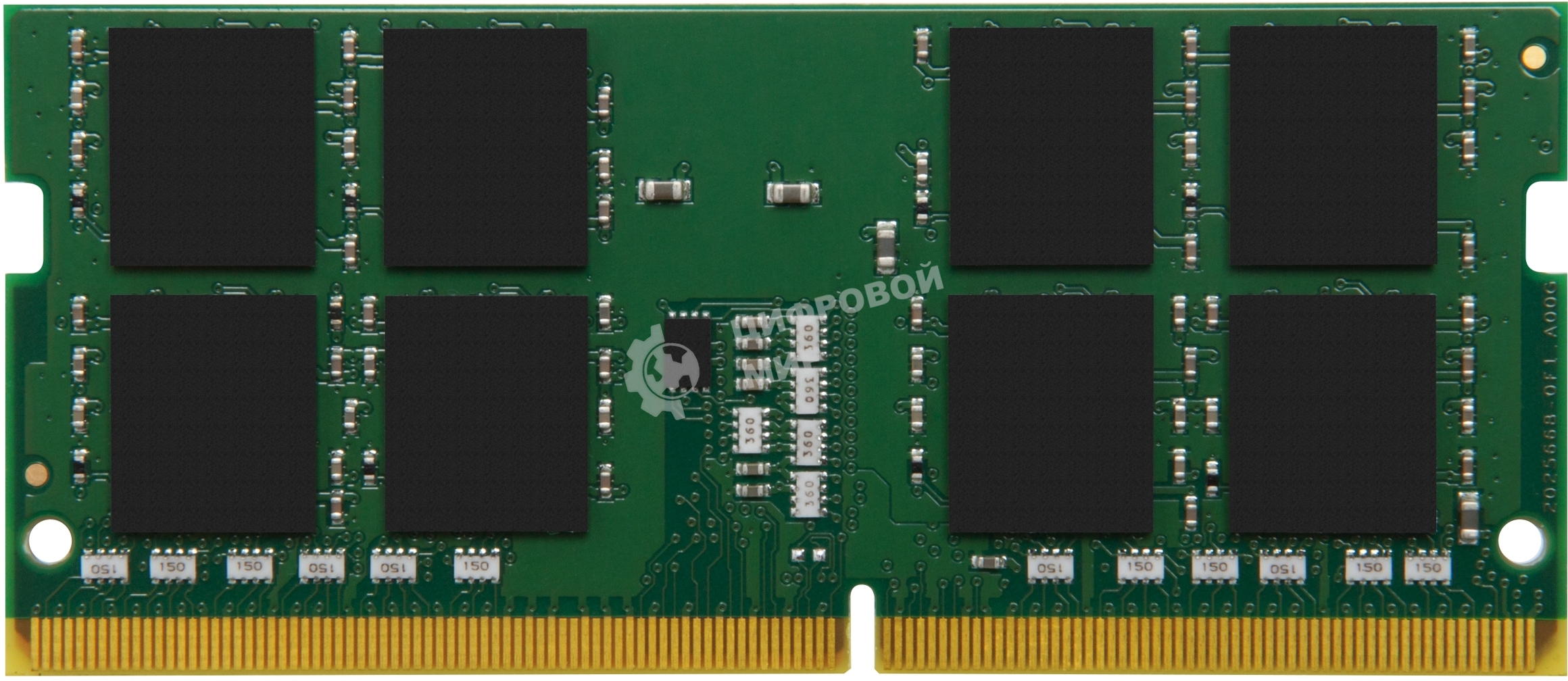 Оперативная память Kingston ValueRAM, DDR4, 16GB (1x16GB), 3200MHz, CL22, SO-DIMM