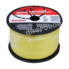 Провод ПГВА Rexant 1х0.75 мм², желтый, бухта 100 м