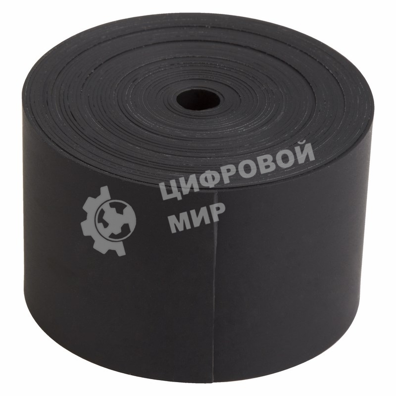 Термоусаживаемая лента с клеевым слоем Rexant 50 мм х 0,8 мм, черная, ролик 5 м, ТЛ-0,8