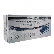 Домкрат Stels 51131 гидравлический подкатной поворотная рукоятка 2т low profile 100-350 мм