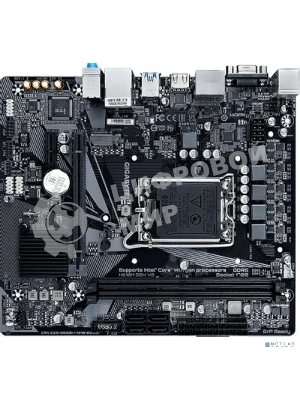Материнская плата Gigabyte H610M S2H V2, LGA 1700, Intel H610, 2xDDR5, 4xSATA, 1xM.2, 1xPCIe 4.0 x16, 1xPCIe x1, 1xHDMI, 2xDP, 1xD-Sub, 1x 1Gb LAN, 2xUSB-A 3.2 Gen 1, 4xUSB-A 2.0, 3x 3.5 мм, 7.1, mATX
