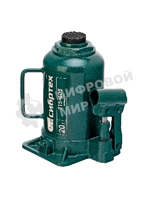 Домкрат гидравлический бутылочный Сибртех, 20 т, 215-405 мм