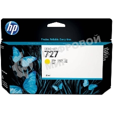 Картридж струйный HP 727 B3P21A желтый для HP DJ T920/T1500 (130мл)