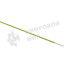 Провод ПГВА Rexant 1х0.75 мм², зеленый, бухта 100 м