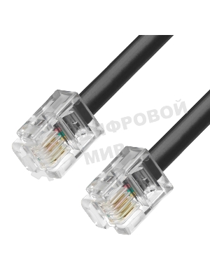 Телефонный шнур Greenconnect удлинитель для аппарата 10.0m GCR-TP6P4C-10.0m, 6P4C (джек 6p4c - jack 6p4c) белый Greenconnect Телефонный шнур удлинитель для аппарата 10.0m GCR-TP6P4C-10.0m, 6P4C (джек 6p4c - jack 6p4c) белый