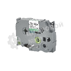 Кассета с лентой S'OK by Sakura Printing TZE745 для Brother, белый на зеленом, 18мм/8м, наклейка