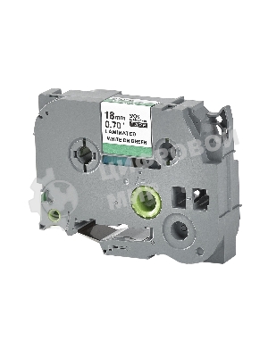 Кассета с лентой S'OK by Sakura Printing TZE745 для Brother, белый на зеленом, 18мм/8м, наклейка