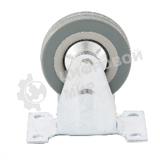 Колесо неповоротное Сибртех, диаметр 100 мм, крепление платформенное