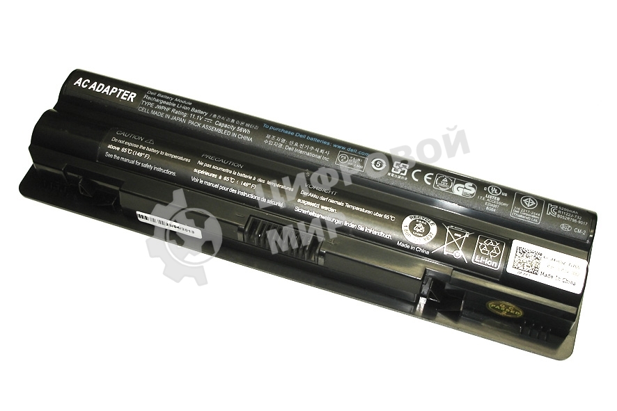 Аккумуляторная батарея для ноутбука DellXPS 14 11.1V 4400mAh черный