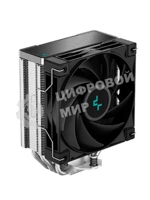 Кулер для процессора DEEPCOOL AK400 черный, 120 мм, алюминий/медь, 1850 об/мин, 29 дБ, 4 pin, 220 Вт, 155 мм