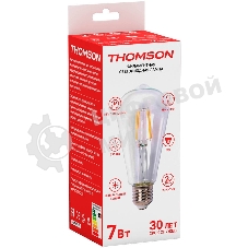 Лампа светодиодная Hiper THOMSON LED FILAMENT ST64 7W 730Lm E27 4500K