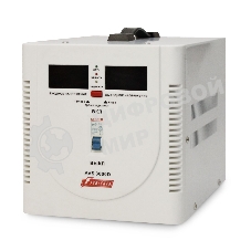 Стабилизатор напряжения Powerman AVS 3000D белый (3000ВА, 16А, КПД 98%,циф. индикация вх./вых. напряж.)