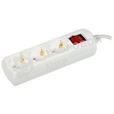 Удлинитель 3х5 м с заземл. 10А 250В У03В GENERICA 2P+PE 3х1 кв.мм IEK WYP10-10-03-05-ZK-G