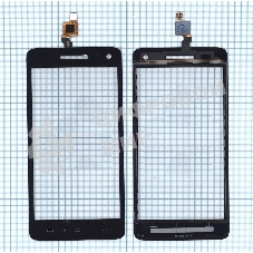 Сенсорное стекло (тачскрин) для Micromax A120 Canvas 2 Colors черное