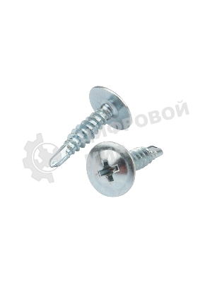 Саморез с прессшайбой Kranz ПШС сверло 4,2х19мм, пакет (1000 шт/уп)