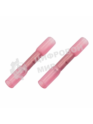 Соединительная гильза Rexant изолированная термоусаживаемая, L-37 мм, 0.5-1 мм², ГСИ-т 1.0/ГСИ-т 0,5-1,0/KY-1, красная, в упак. 10 шт.