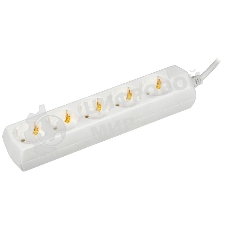 Удлинитель 5х3 м с заземл. 10А 250В У05 GENERICA 2P+PE 3х1 кв.мм IEK WYP10-10-05-03-Z-G