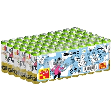 Батарея GP Super Alkaline 24A50/10SMF-2CRVS60 AAA (промо:50+10) (60шт) спайка