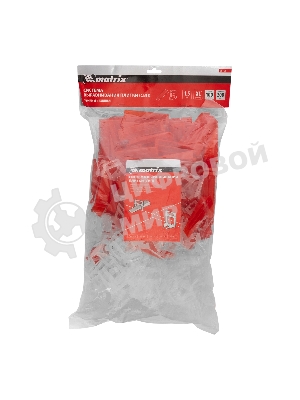 Комплект зажим + клин для системы выравнивания плитки Matrix СВП Ворота XL, 200/100 шт. в пакете