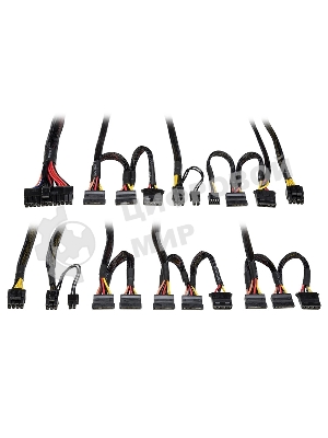 Блок питания серверный 600W ExeGate (RM-600ADS) APFC,2х8см fan, 20+4pin/(4+4)pin, 2xPCI-E, 9xSATA