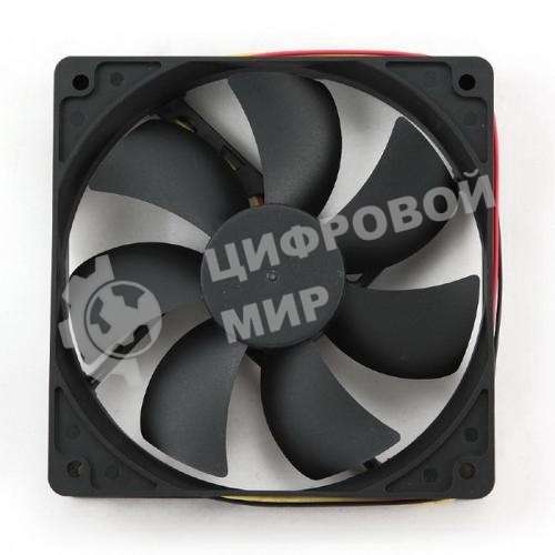 Вентилятор для корпуса Gembird черный, 120 мм, 2000 об/мин, 38 дБ, 3 pin