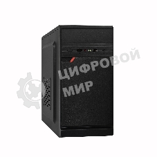 Компьютерный корпус ExeGate EX283057RUS Minitower ExeGate BAA-106 Black, mATX, (AAA350, 80мм), 2хUSB, Audio