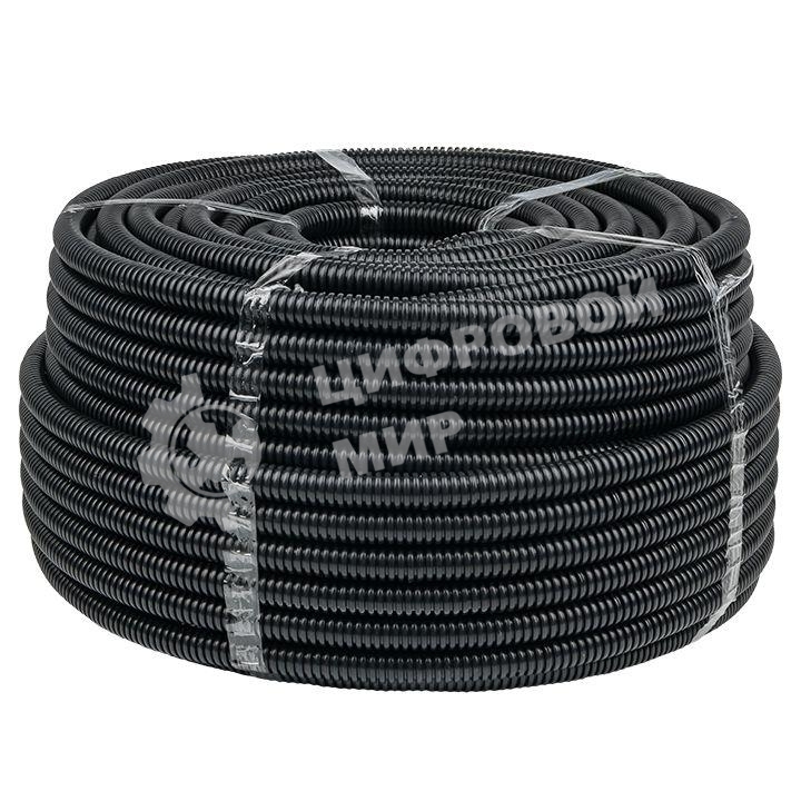 Труба гофр. FRHF с зондом d20 мм (100 м) черная Plast EKF PROxima FRHF-20 EKF