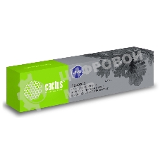 Картридж матричный Cactus CS-LX350 черный (12.7 мм, 10 м, 3500000 знаков) для Epson LX350/LQ350/ERC19/VP80K