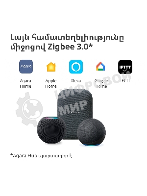 Выключатель умный Aqara Smart wall switch H1 ((with neutral, single rocker) WS-EUK03