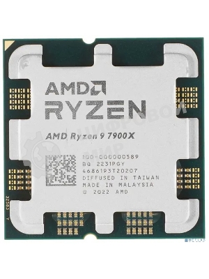 Процессор AMD Ryzen 9 7900X Soc-AM5 4.7GHz OEM