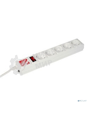 Сетевой фильтр Powercube SPG-B-15-WHITE 5 м, 5 розеток, белый, коробка