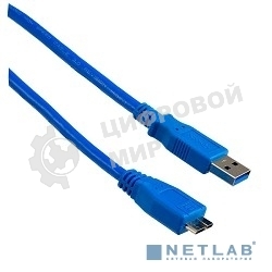 Кабель PERFEO USB3.0 A вилка - Micro B вилка, 1,8 м. (U4602)