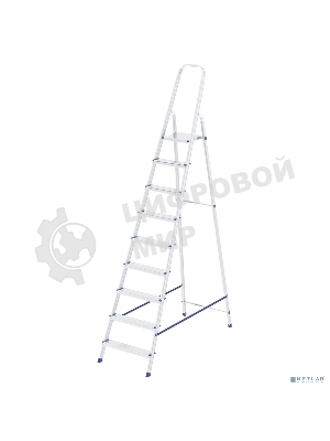 Стремянка Сибртех 9 ступеней, алюминиевая