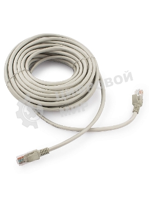 Патч-корд UTP Cablexpert cat.5e, 15м, литой, многожильный серый