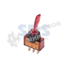 Тумблер 24V 20А (3c) ON-OFF однополюсныйс красной подсветкойRexant