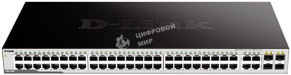 Коммутатор D-Link DGS-1052/A1A 48G неуправляемый