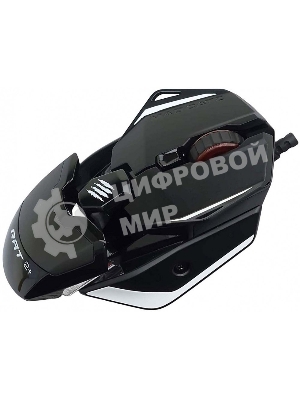 Мышь проводная Mad Catz R.A.T. 2+ черный, 5000 dpi, USB, кнопки - 3