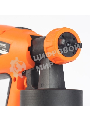 Краскопульт электрический PATRIOT SG500 HVLP 500 Вт., 100 DIN/сек, Расход 900 мл/мин., Резервуар: 1300 мл